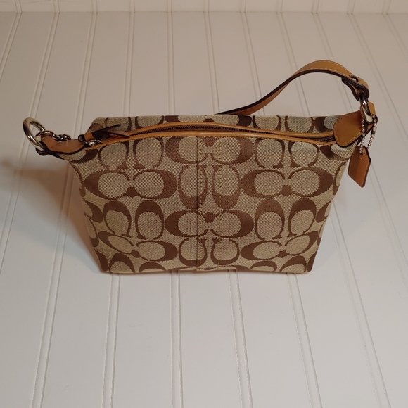 Coach Signature Khaki Small Purse - Picture 5 of 14